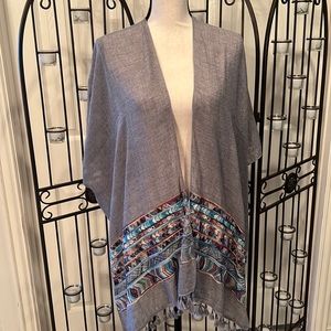 Grey cotton wrap